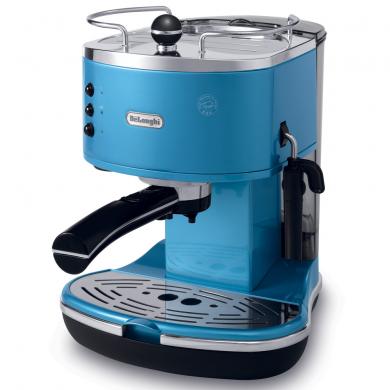 Cafetiera Delonghi ECO 311 Blue / 1.4 l / Manuala / Macinata, pad cafea photo 1 Cafetiera Delonghi ECO 311 Blue / 1.4 l / Manuala / Macinata, pad cafea photo 1